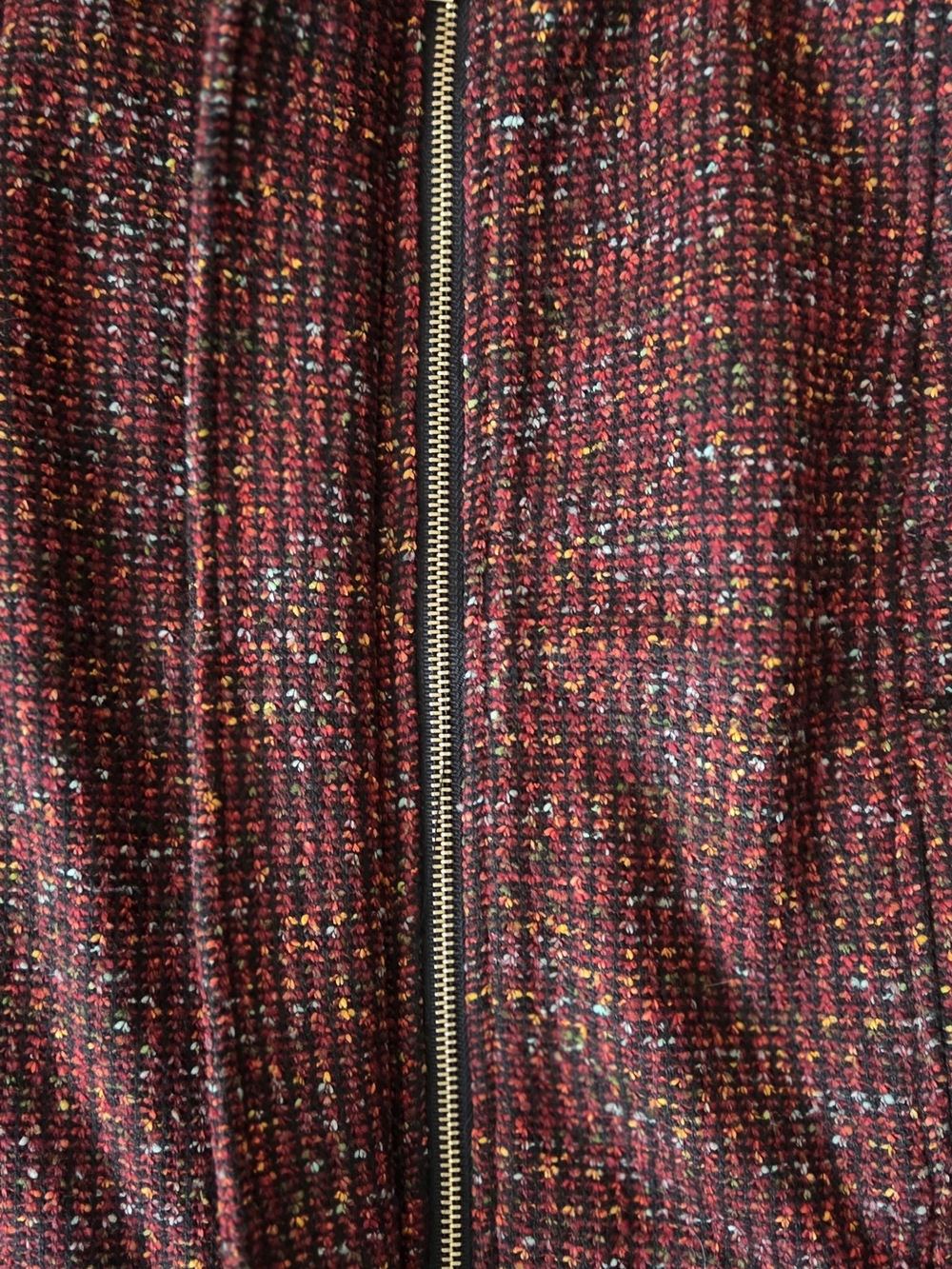 Liverpool Los Angeles Tweed Jacket Size S Multicolor Hidden Zipper - Picture 4 of 7